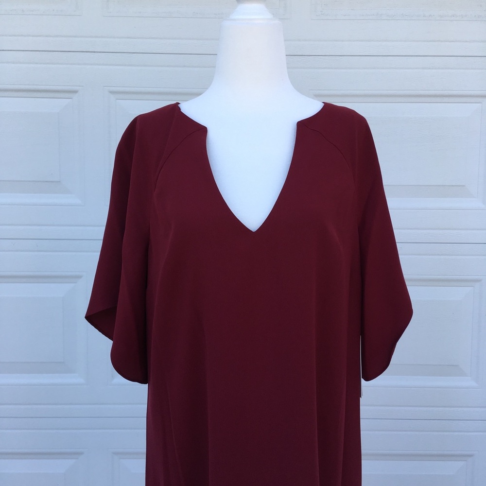 ❤️ H Halston Burgundy Dress ❤️